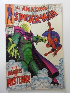 The Amazing Spider-Man #66 (1968) VG+ Condition cover detached bottom staple