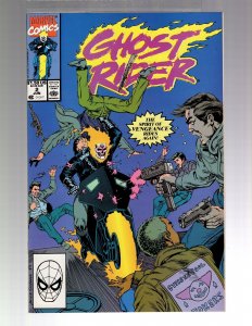 Ghost Rider #2 (1990) 1st Appearance of BLACKOUT!   / EBI#3