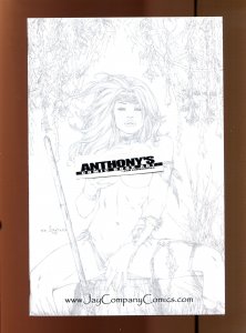 Cavewoman: Red Menace 2PC #1 - EBAS Virgin Variant Naughty + Sketch (9.2ob) 2009