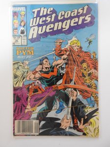 West Coast Avengers #36 Newsstand Edition (1988)