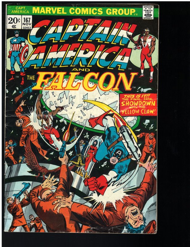 Captain America #167 (Marvel, 1973) VG+