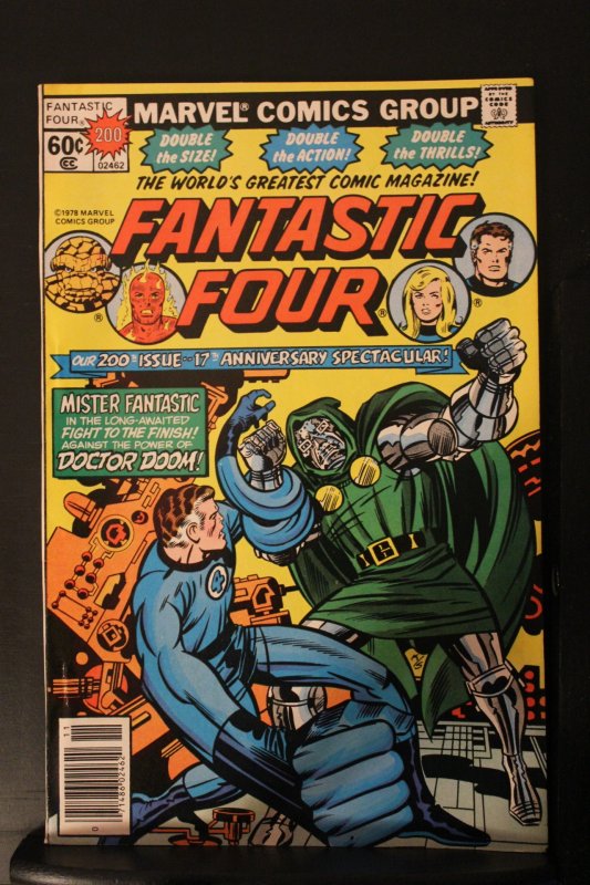 Fantastic Four #200 (1978) High-Grade NM- 200th issue Doom Giant Lynchburg CERT!