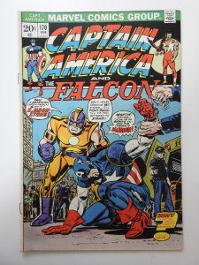 Captain America #170 (1974) VG/FN Condition! Stain front cover