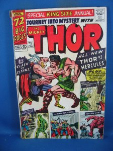 JOURNEY INTO MYSTERY K S ANNUAL 1 THOR FA G  1965 MARVEL LOW GRADE