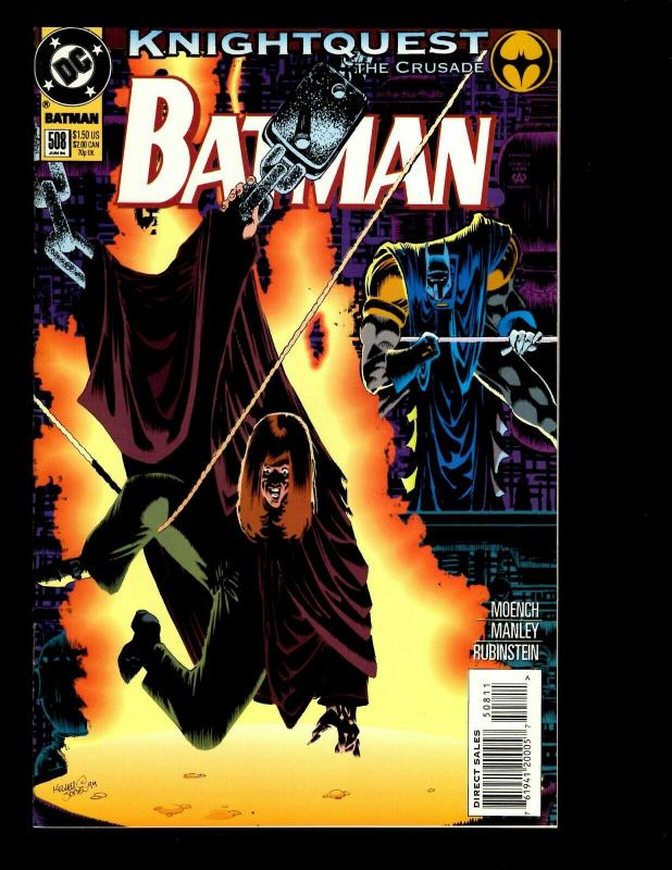 10 Batman DC Comics # 501 502 503 504 505 506 507 508 509 510 Knightfall SM3