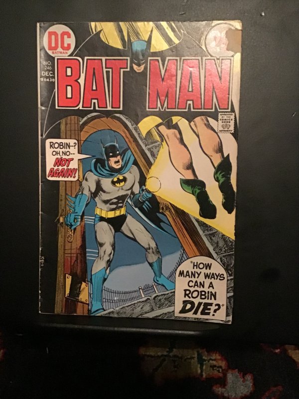 Batman #246 (1972) affordable grade robin issue key! VG+ Wow!