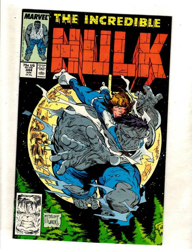 10 Incredible Hulk Marvel Comics # 321 322 344 451 452 453 454 455 456 457 JF14