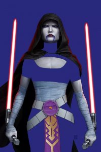 STAR WARS #41 DARTH MAUL/ASAJJ JOHN TYLER CHRISTOPHER NEGATIVE SPACE VARIANT SET