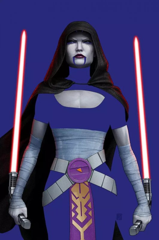 STAR WARS #41 DARTH MAUL/ASAJJ JOHN TYLER CHRISTOPHER NEGATIVE SPACE VARIANT SET