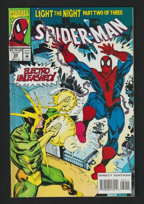 Spider-Man #39 (1993) Marvel - Light The Night Part 2