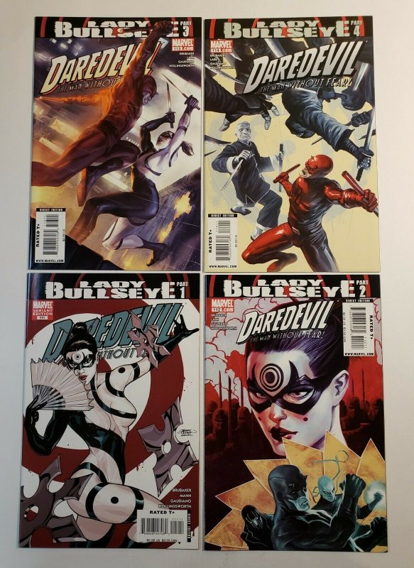 Daredevil Lady Bullseye part 1-5 Issues  #111-115 Issue 111 Is Variant. Marvel
