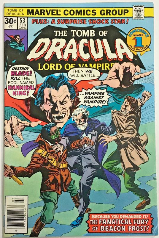 TOMB OF DRACULA#53 FN/VF 1976 MARVEL BRONZE AGE COMICS 