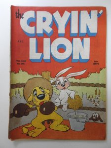 Cryin' Lion Comics #1  (1944) Solid VG Condition!