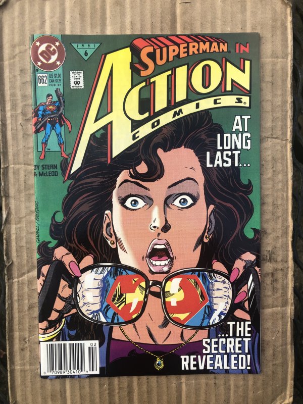 Action Comics #662 Newsstand Edition (1991)