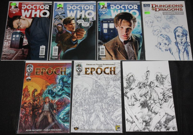 Modern INDEPENDENT VARIANT TITLES 77pc High Grade Comic Lot VF-NM Dr Who, Dredd