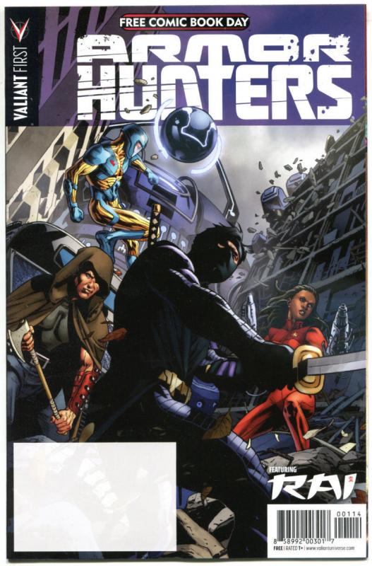 ARMOR HUNTERS #1, FCBD, NM, Valiant, Ria, 2014, unread, more Valiants in store