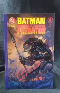 Batman Versus Predator #1 Predator Cover 1991 Dark Horse  Comic Book