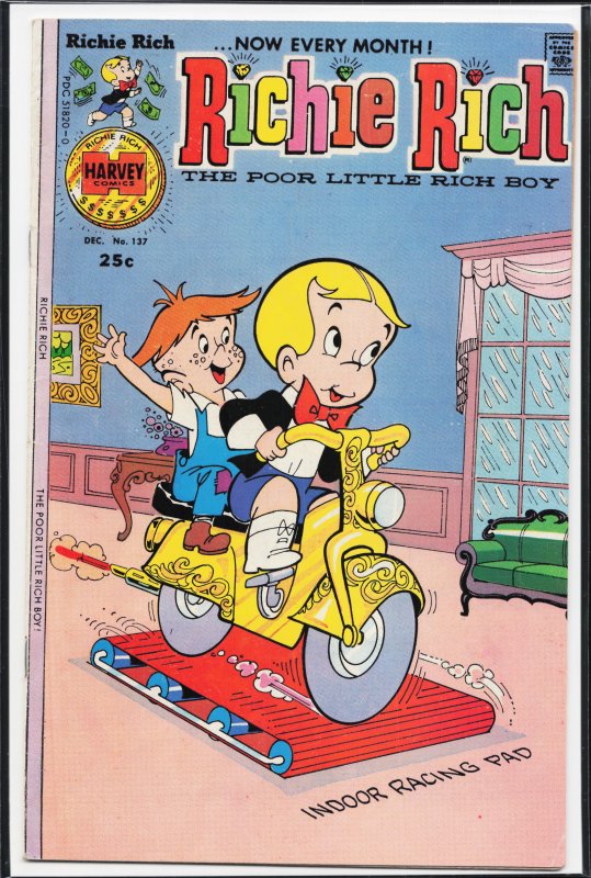 Richie Rich #137 (1975) Richie Rich