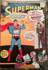 Superman #185 (DC,1966) Condition FN/VF