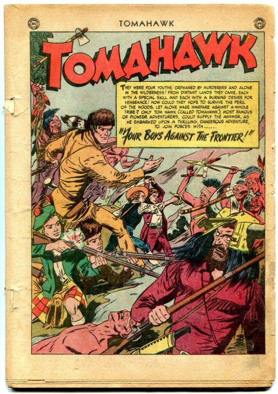 Tomahawk #2 1950- Frazetta Art- Western- Reading Copy