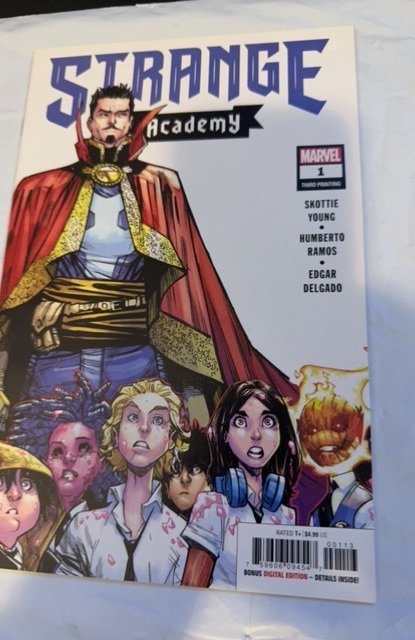 Strange Academy #1 Third Print Cover (2020) 1st print