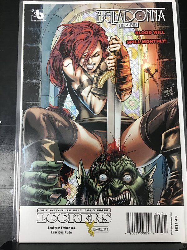 Lookers: Ember #4 Luscious Nude Cover (9.2) 2017