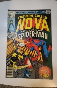 Nova #12 (1977) spiderman Appearance