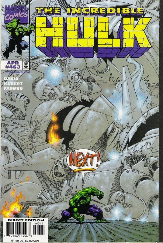 The Incredible Hulk #463 (1998)  NM+ 9.6 to NM/M 9.8  original owner