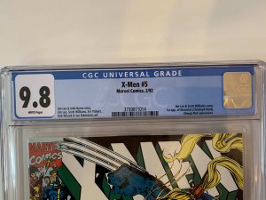 X-Men #5  - 1st Maverick - Marvel 1992 CGC 9.8 White Pages Comic