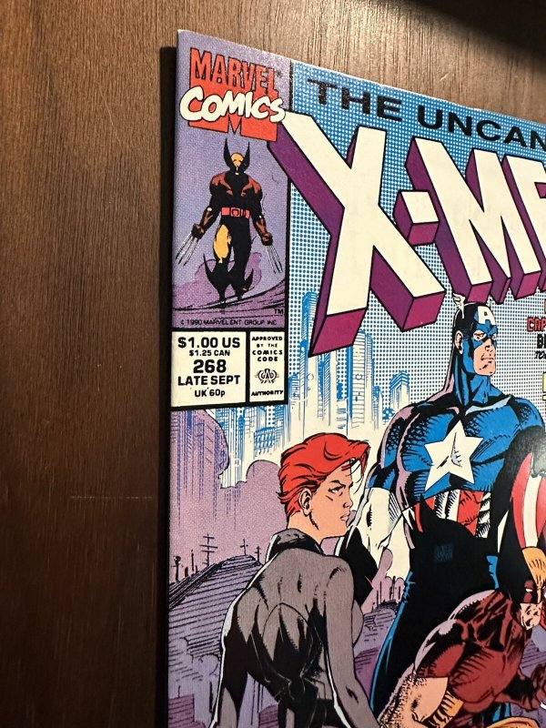 Uncanny X-Men #268 FN/VF Direct Ed. (Marvel 1990)