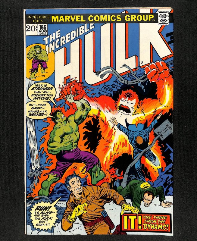 Incredible Hulk (1962) #166 1st Zzzax!