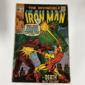 Iron Man 22 1970 Marvel VG very good 4.0