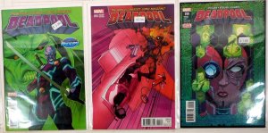 Deadpool Lot of 3 #11 C, 14 C, 19 (2016) Marvel Comics 1st Print Comic Books