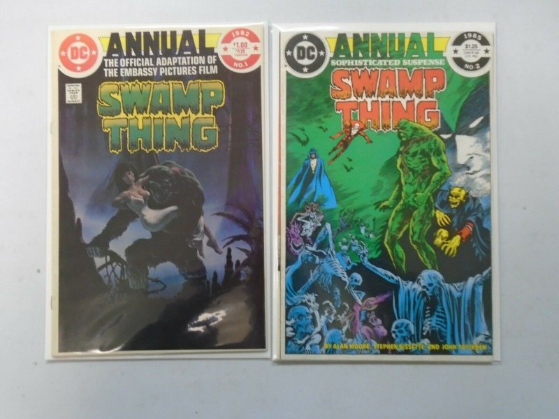 Swamp Thing Annual #1+2 6.0 FN (1982+85)