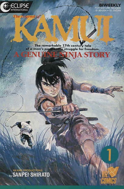 Legend of Kamui, The #1 (2nd) VF/NM; Eclipse | save on shipping - details inside