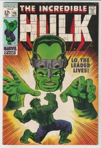 Incredible Hulk #115 strict VF/NM 9.0 High-Grade    Appearance - The Leader