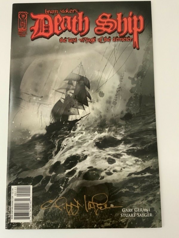 BRAM STOKERS DEATH SHIP LAST VOYAGE OF THE DEMETER #1 Signed Edition NM.