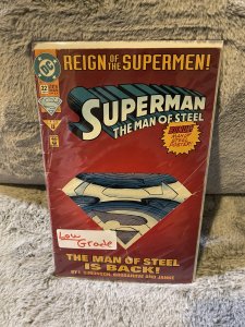 50 Cent Reader's Copies Sale: Superman: The Man of Steel #22 (1993)