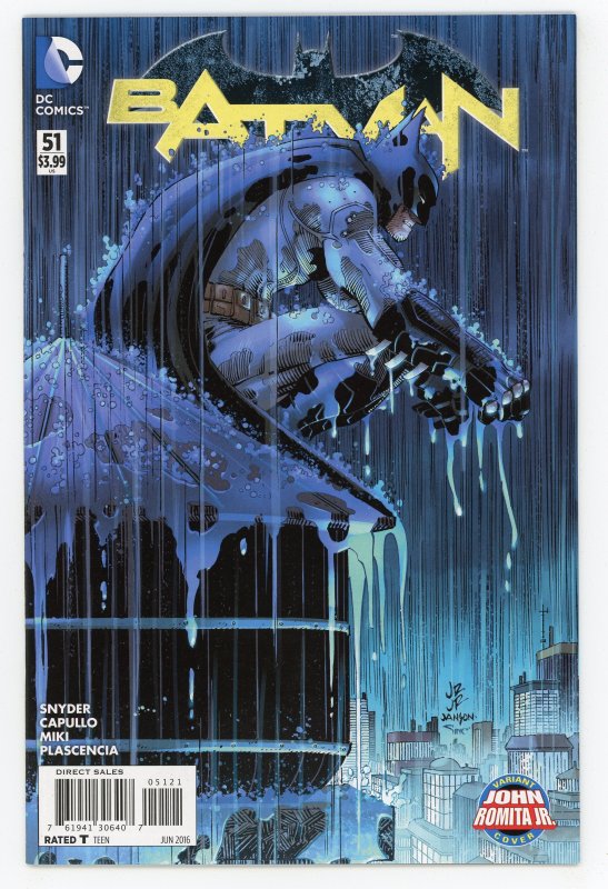 Batman #51 (2011 v2) Scott Snyder Joker Court of Owls John Romita, Jr. Varian...