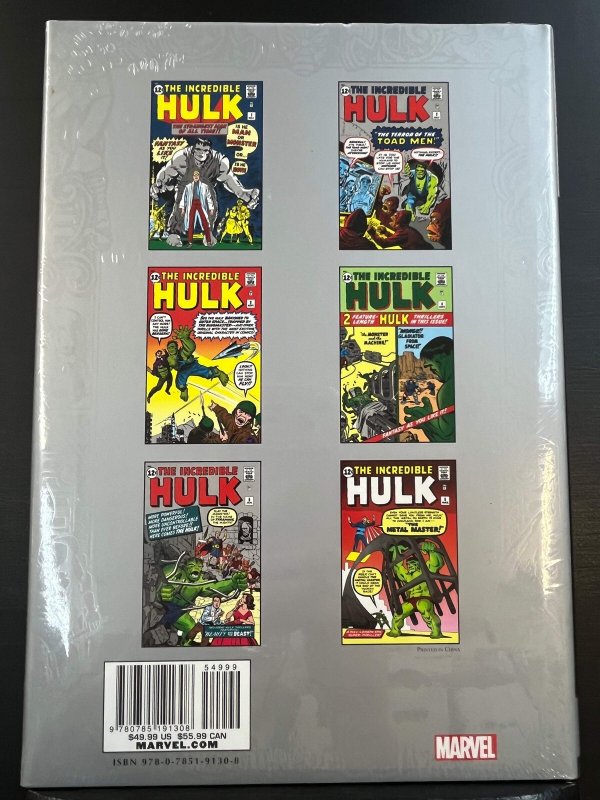 Marvel Masterworks Hardcover - Incredible Hulk Volume 01