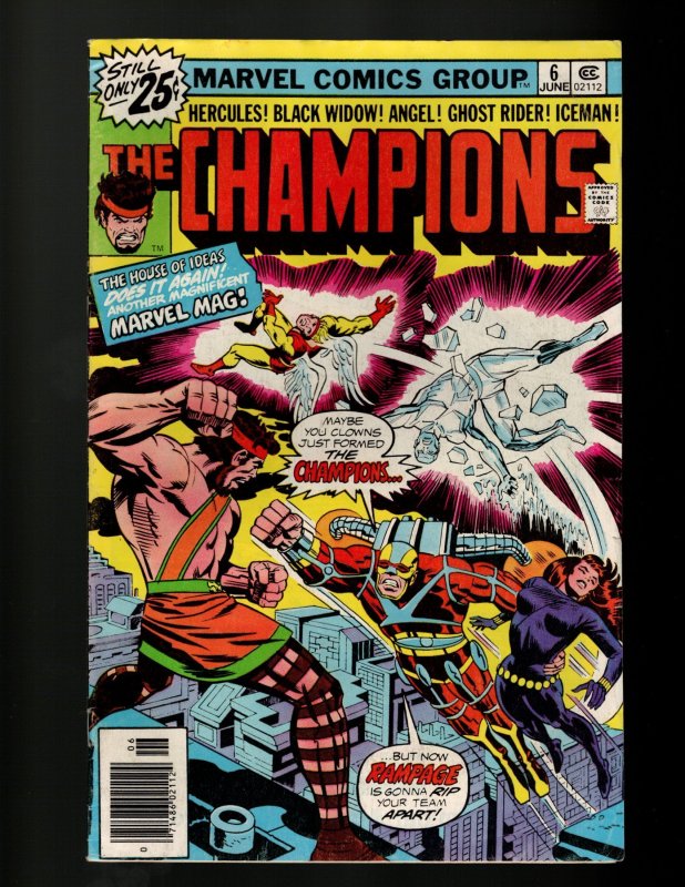 The Champions #4,5,6,7,8 (1976)