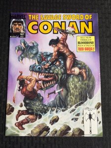 1991 SAVAGE SWORD OF CONAN Magazine #187 FVF 7.0 Red Sonja