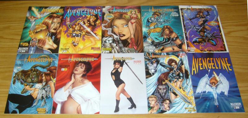 Avengelyne vol. 2 #0 & 1-14 VF/NM complete series + variant + (2) glory - set