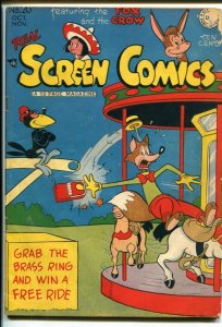 REAL SCREEN COMICS #20-MERRY GO ROUND COVER G/VG