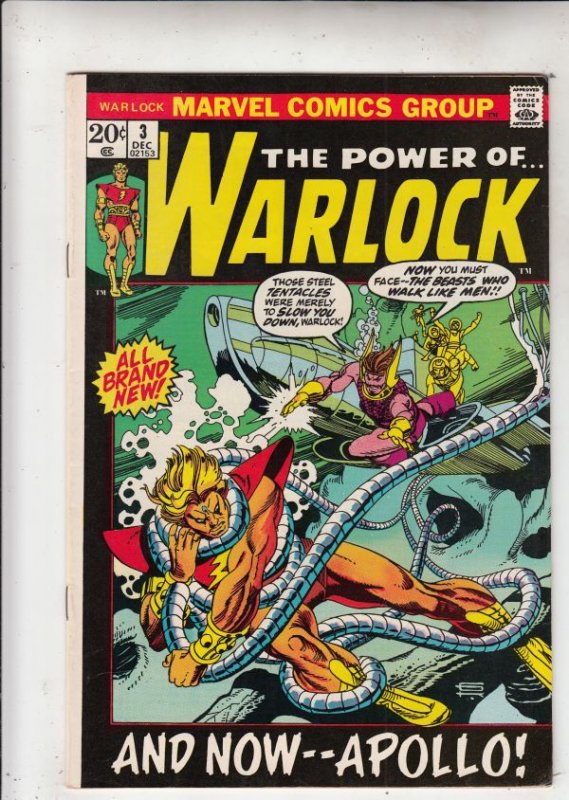 Warlock, the Power of  #3 (Dec-72) VF/NM High-Grade Adam Warlock