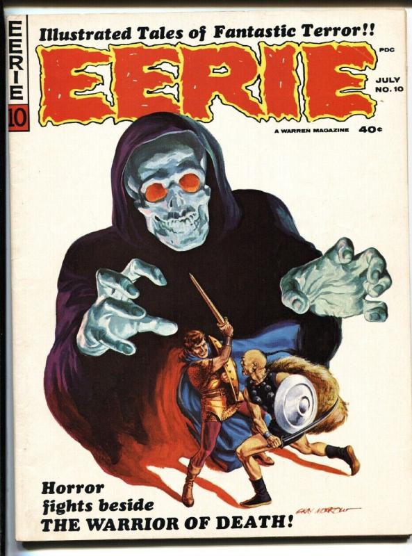 Eerie #10 1967- Gray Morrow cover-Warren Horror Magazine VF