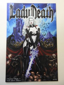 Lady Death Mischief Night #1 Full Moon Edition NM Condition! Signed W/ COA!