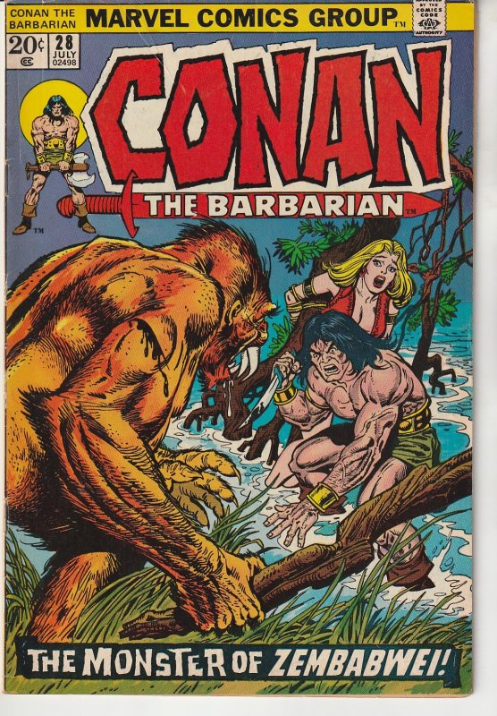 Conan the Barbarian #28 (1973)