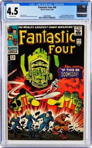 Fantastic Four #49 CGC Graded 4.5 1966 Marvel VG