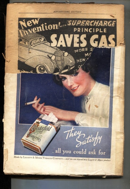 The Shadow Pulp September 15 1936-JIBARO DEATH- Maxwell Grant FR